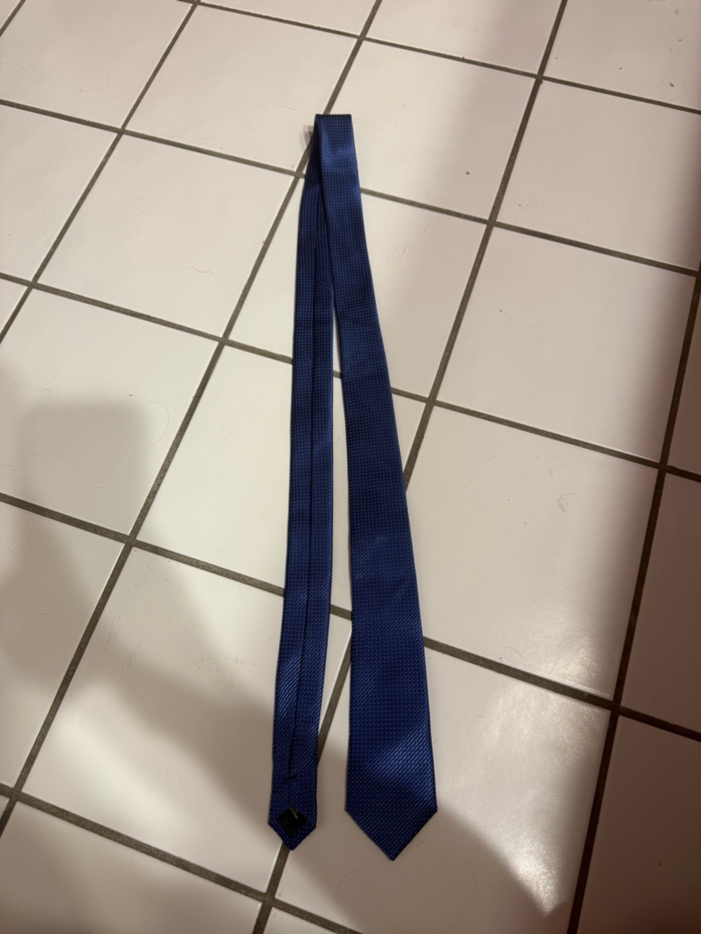 Lauren Ralph Lauren Blue Textured Tie